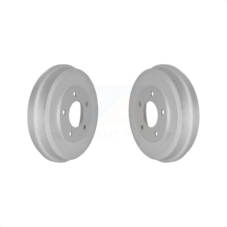 Rear Coated Brake Drums Pair For Ford Escape Mazda Tribute Mercury Mariner KG-101406 by Genius