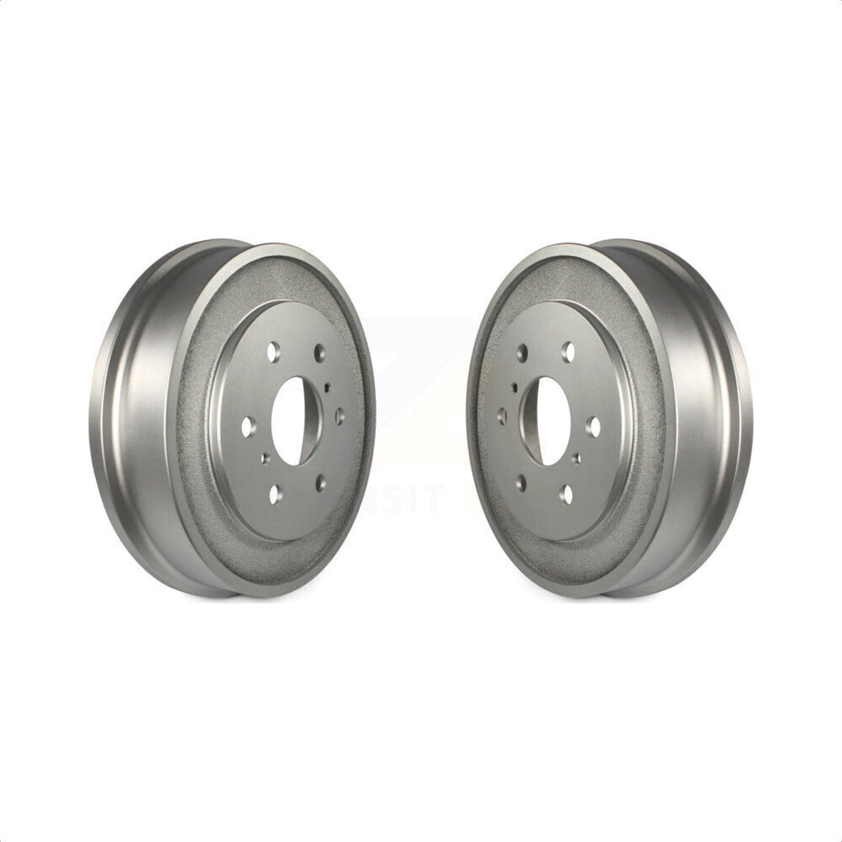 Rear Coated Brake Drums Pair For Chevrolet Silverado 1500 GMC Sierra Classic KG-101409