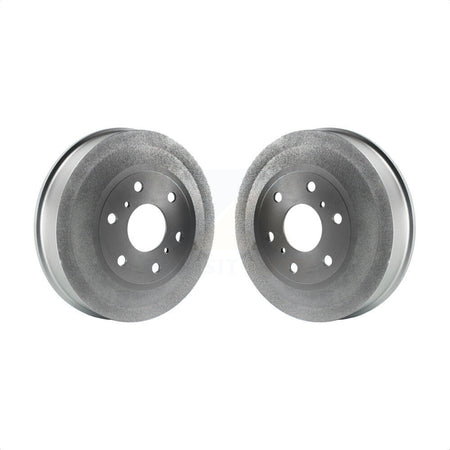 Rear Coated Brake Drums Pair For 2009-2013 Chevrolet Silverado 1500 GMC Sierra KG-101412 by Genius