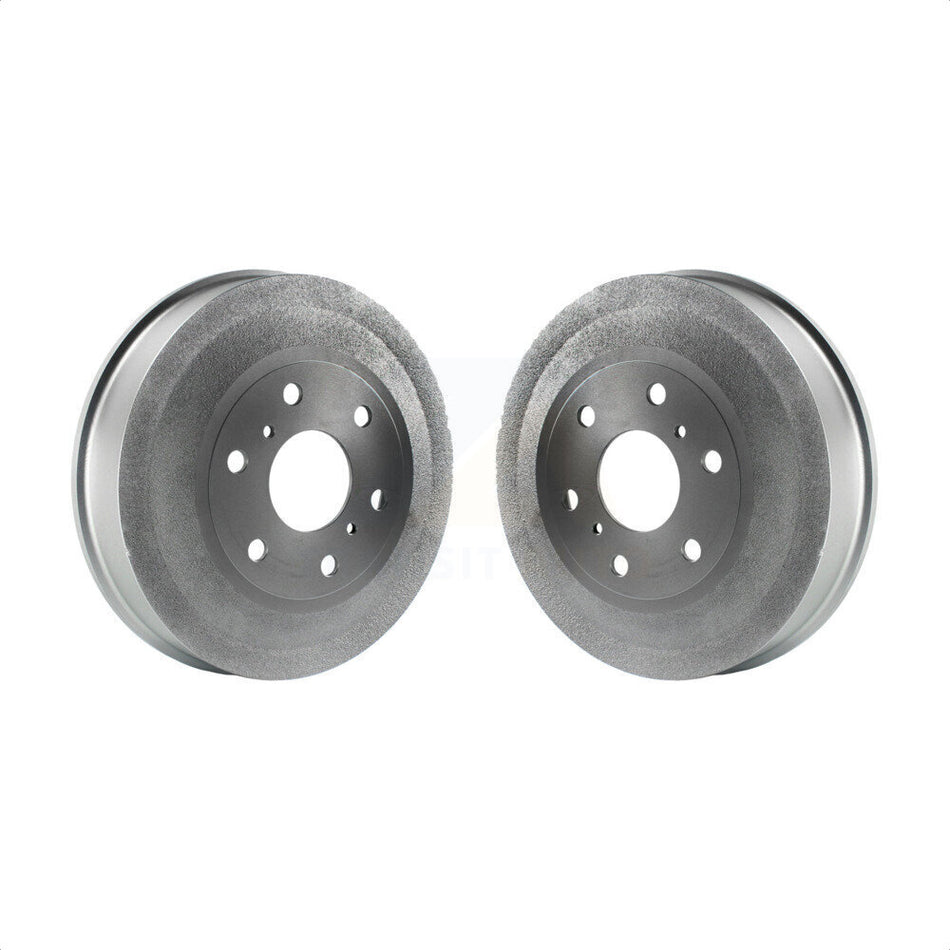 Rear Coated Brake Drums Pair For 2009-2013 Chevrolet Silverado 1500 GMC Sierra KG-101412 by Genius