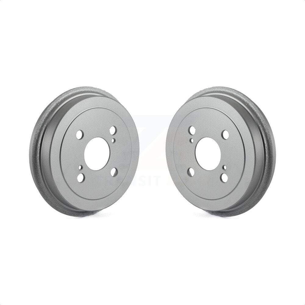 Rear Coated Brake Drums Pair For 2000-2005 Toyota Echo KG-101415 by Genius