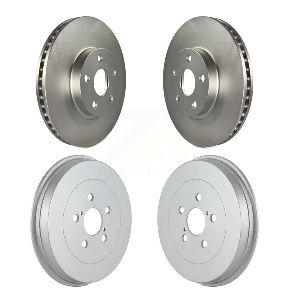 Front Rear Disc Brake Rotors Drums Kit For Toyota Matrix Pontiac Vibe KG-101450 by Genius