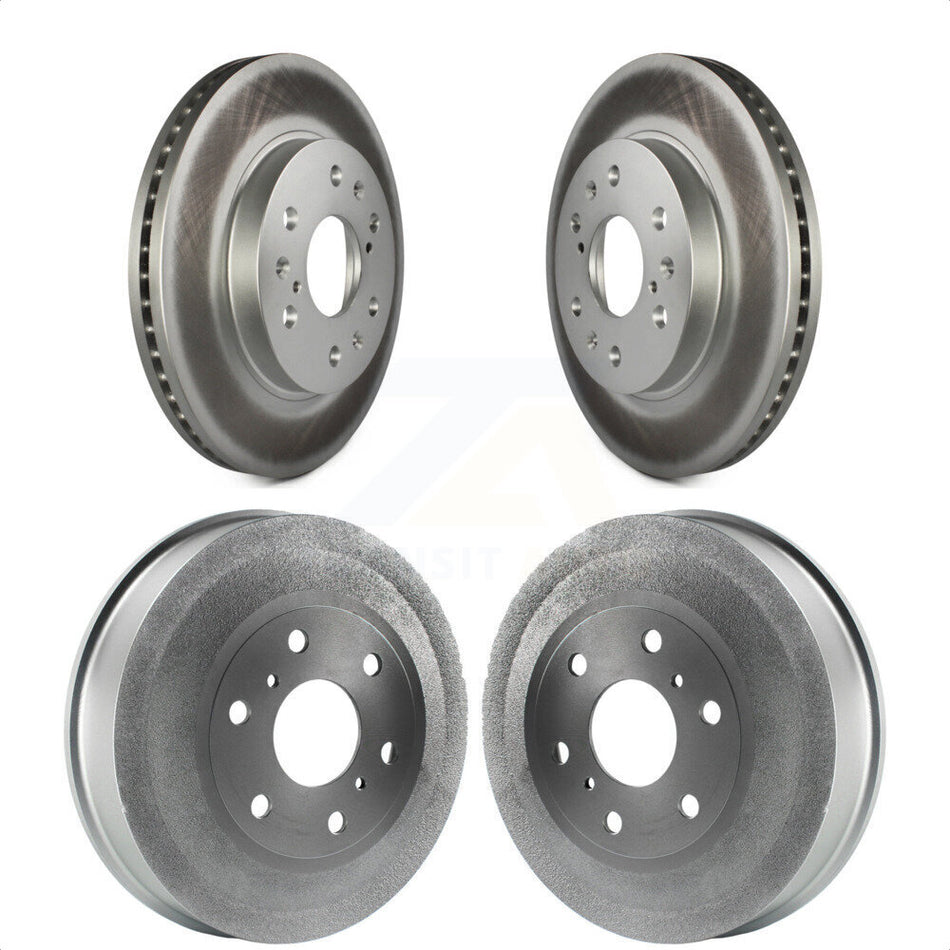 Front Rear Disc Brake Rotors Drums Kit For Chevrolet Silverado 1500 GMC Sierra KG-101451 by Genius