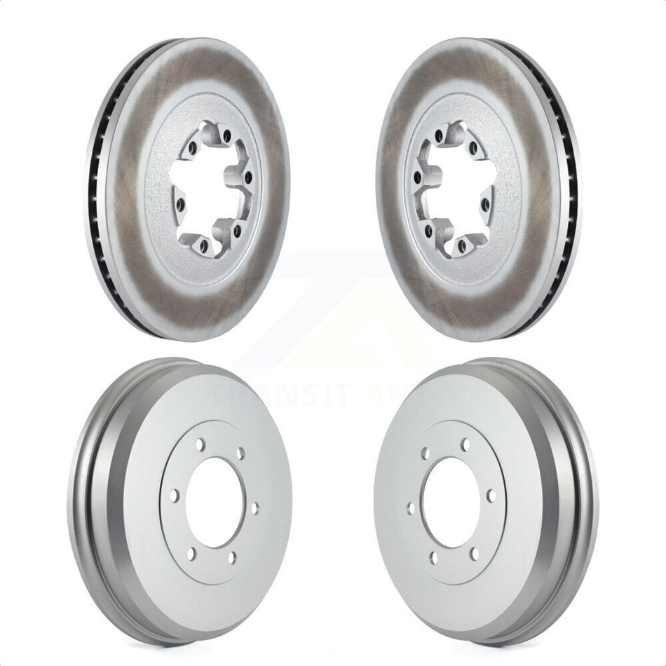 Front Rear Disc Brake Rotors Drums Kit For 2009-2012 Chevrolet Colorado GMC Canyon KG-101455 by Genius