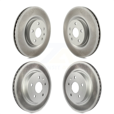 Front Rear Coated Disc Brake Rotors Kit For Cadillac XTS KG-101508 by Genius