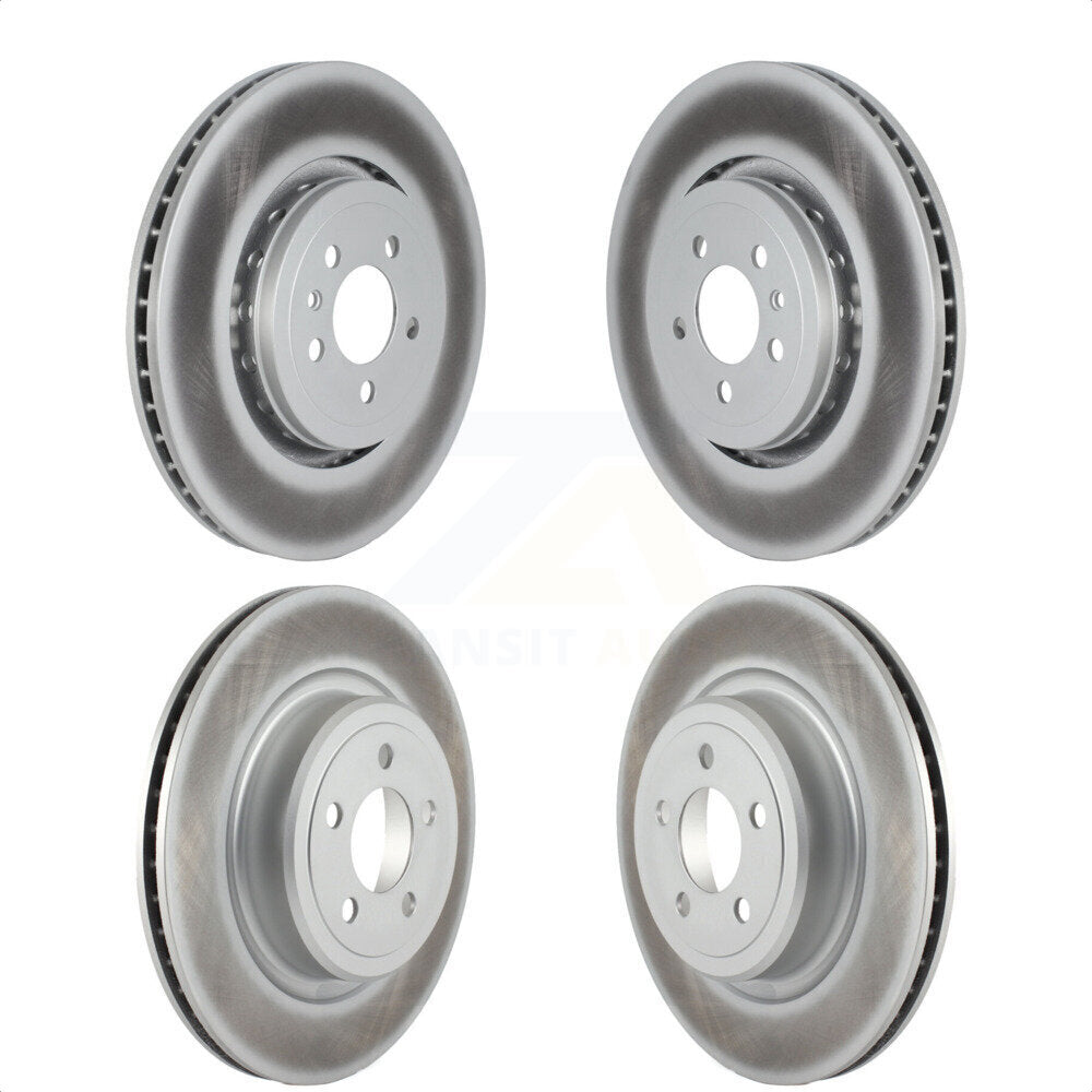 Front Rear Coated Disc Brake Rotors Kit For Dodge Charger Pursuit KG-101578 by Genius