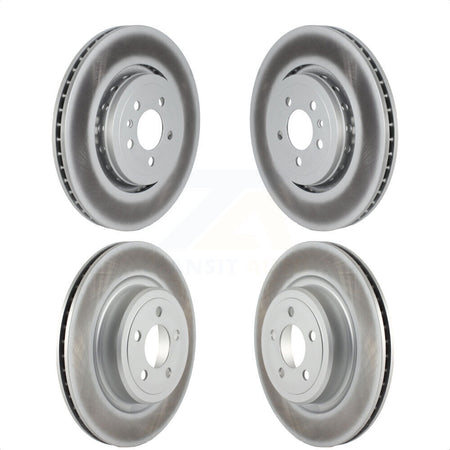 Front Rear Coated Disc Brake Rotors Kit For Dodge Charger Pursuit KG-101578 by Genius