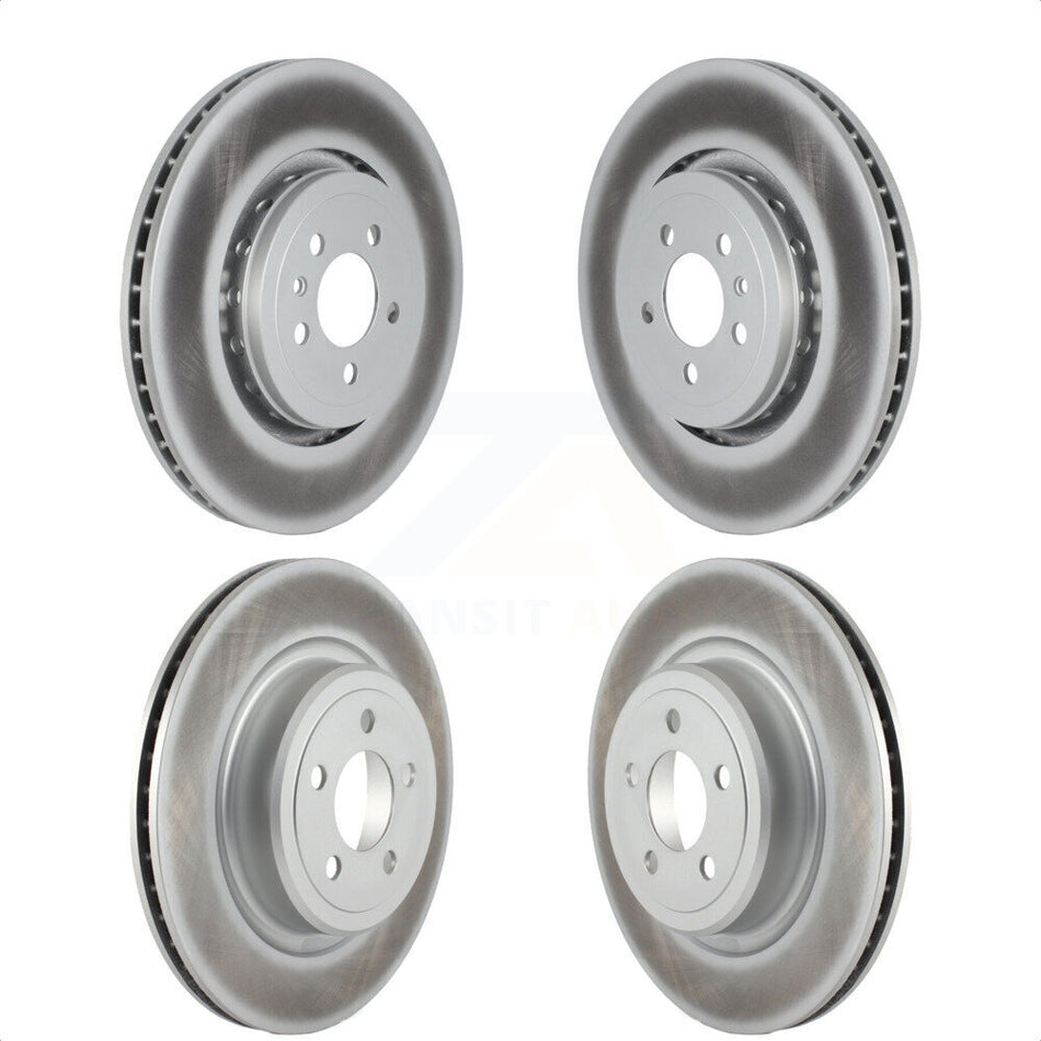 Front Rear Coated Disc Brake Rotors Kit For Dodge Charger Pursuit KG-101578 by Genius