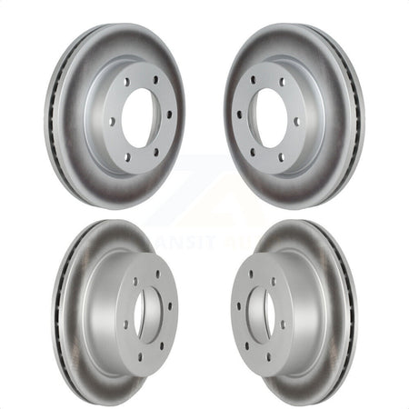 Front Rear Coated Disc Brake Rotors Kit For Ford Ranger Bronco KG-101590 by Genius