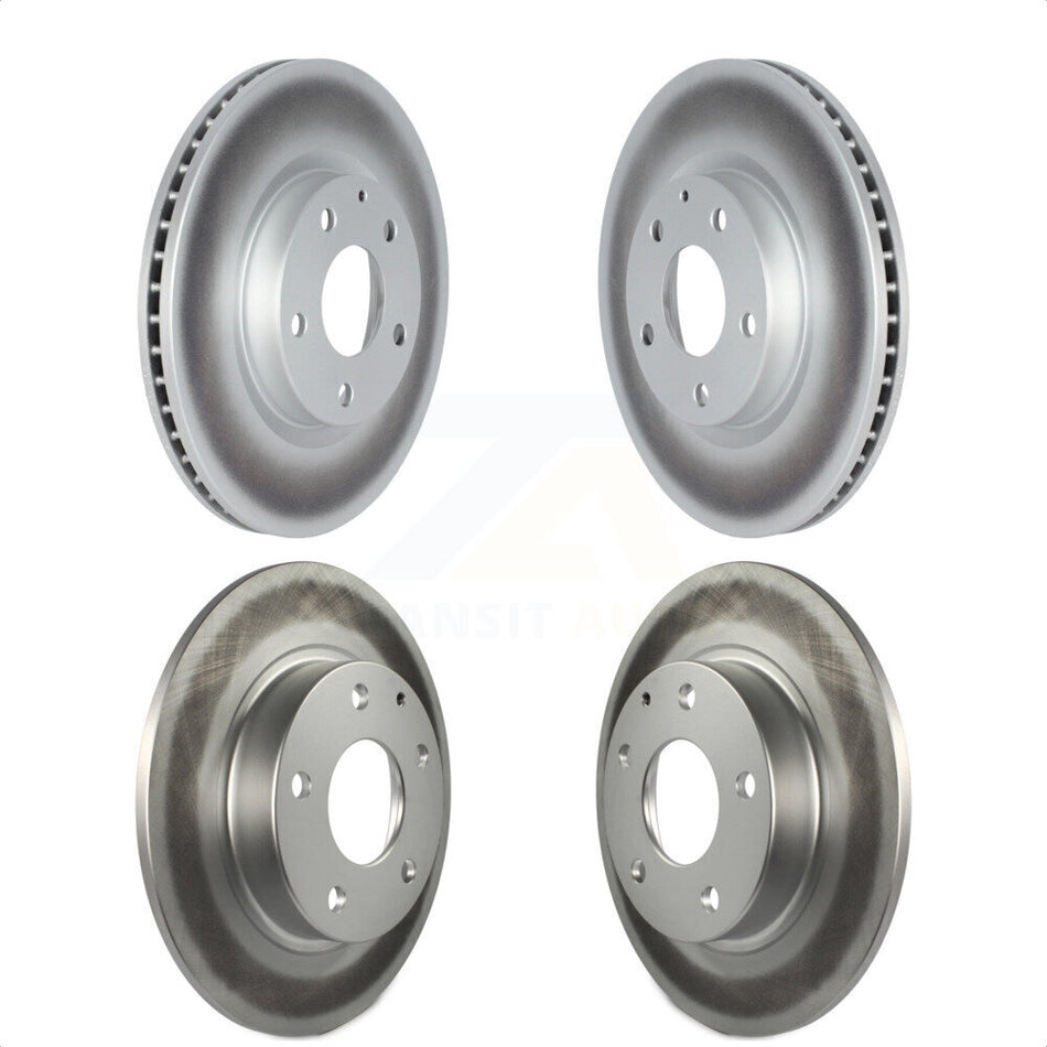 Front Rear Coated Disc Brake Rotors Kit For Mazda 3 CX-30 KG-101592 by Genius