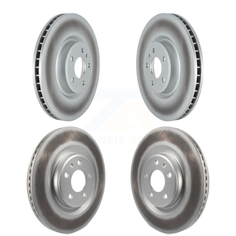 Front Rear Coated Disc Brake Rotors Kit For Audi SQ5 S5 S4 Sportback Q5 PHEV KG-101593 by Genius