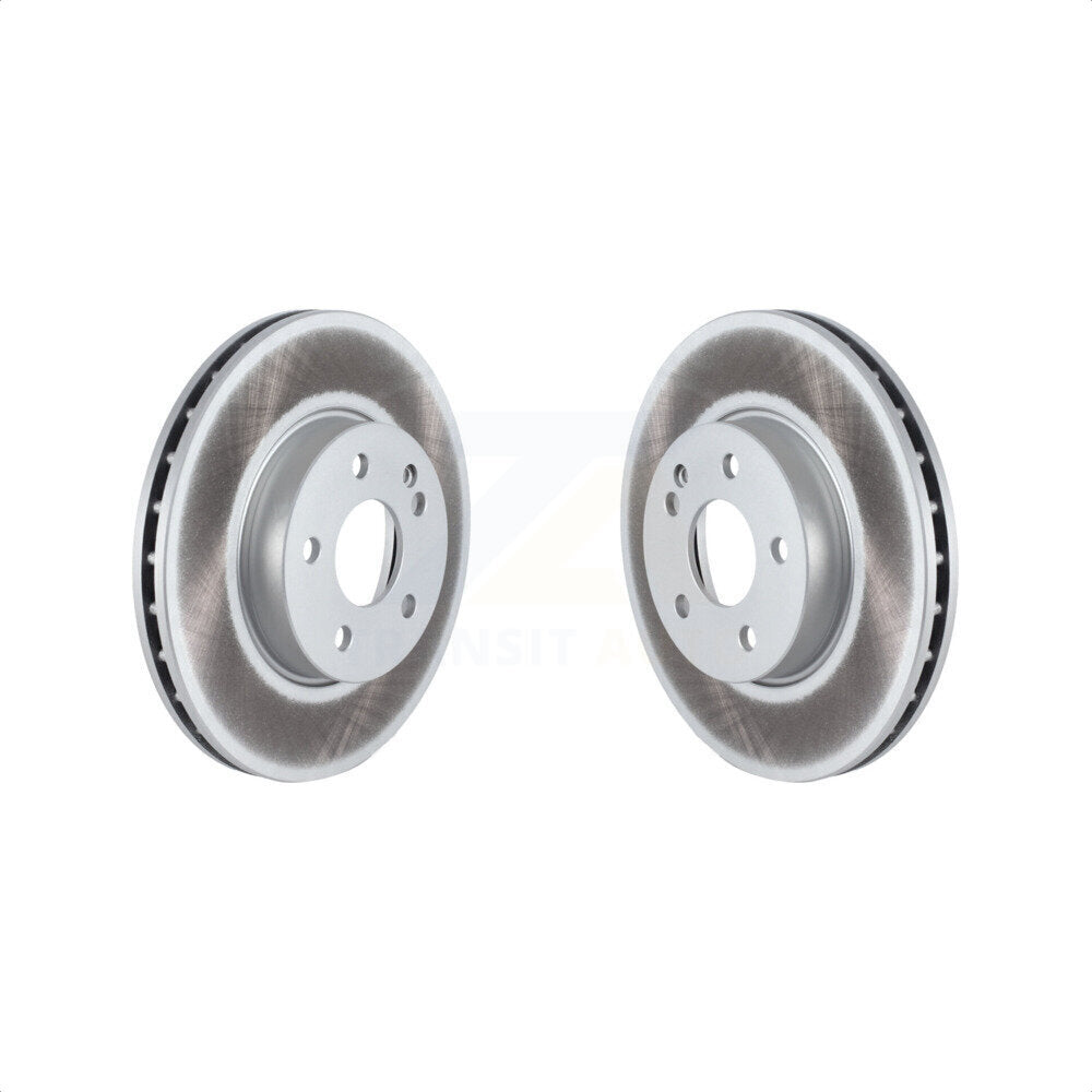 Front Coated Disc Brake Rotors Pair For 2016-2021 Mercedes-Benz Metris KG-101630 by Genius