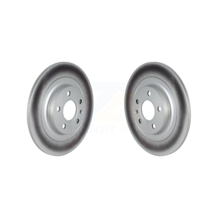 Rear Coated Disc Brake Rotors Pair For Volvo XC40 With 302mm Diameter Rotor KG-101651 by Genius