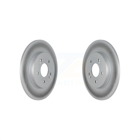 Rear Coated Disc Brake Rotors Pair For Hyundai Santa Fe Kia Telluride Palisade KG-101664 by Genius