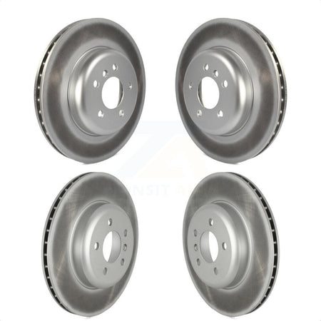 Front Rear Coated Disc Brake Rotors Kit For BMW 535i 640i Gran Coupe xDrive KG-101707 by Genius