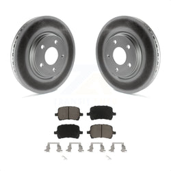 Front Coated Disc Brake Rotors And Ceramic Pads Kit For Chevrolet Malibu Pontiac G6 Cobalt Saturn Aura G5 KGC-100187
