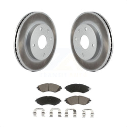 Front Coated Disc Brake Rotors And Ceramic Pads Kit For Suzuki Forenza Reno Chevrolet Optra KGC-100210