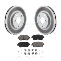 Front Coated Disc Brake Rotors And Ceramic Pads Kit For Toyota Camry Sienna Avalon Lexus ES300 KGC-100218