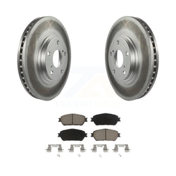 Front Coated Disc Brake Rotors And Ceramic Pads Kit For 2004-2006 Lexus ES330 KGC-100230