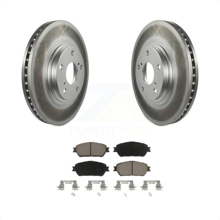 Front Coated Disc Brake Rotors And Ceramic Pads Kit For 2004-2006 Lexus ES330 KGC-100230 by Transit Auto