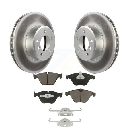 Front Coated Disc Brake Rotors And Ceramic Pads Kit For BMW 530i 528i 525i 530xi 535xi xDrive 535i 528xi 525xi KGC-100335 by Transit Auto