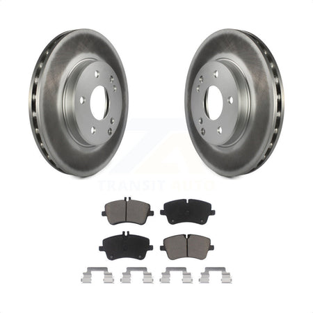 Front Coated Disc Brake Rotors And Ceramic Pads Kit For Mercedes-Benz C230 C240 KGC-100392 by Transit Auto