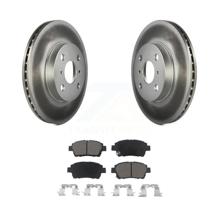 Front Coated Disc Brake Rotors And Ceramic Pads Kit For Toyota Echo MR2 Spyder KGC-100558 by Transit Auto