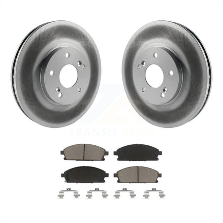 Front Coated Disc Brake Rotors And Ceramic Pads Kit For 2003-2006 Acura MDX KGC-100563 by Transit Auto