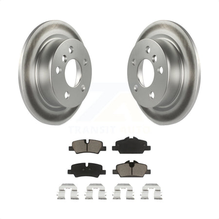 Rear Coated Disc Brake Rotors And Ceramic Pads Kit For Mini Cooper KGC-101429 by Transit Auto