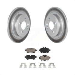 Rear Coated Disc Brake Rotors And Ceramic Pads Kit For Mini Cooper KGC-101430