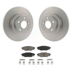 Rear Coated Disc Brake Rotors And Ceramic Pads Kit For Subaru Legacy KGC-101650