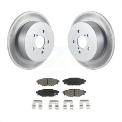 Rear Coated Disc Brake Rotors And Ceramic Pads Kit For Subaru Outback Legacy KGC-101652
