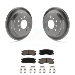 Rear Coat Disc Brake Rotor Ceramic Pad Kit For Chevrolet Impala Buick Pontiac Century Grand Am Monte Carlo Oldsmobile Prix Venture Alero Regal Intrigue LaCrosse Montana Trans KGC-101740