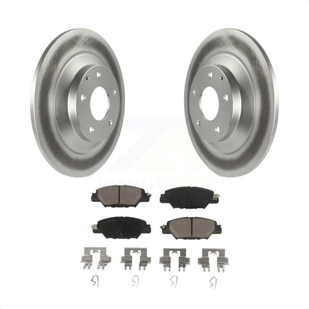 Rear Coated Disc Brake Rotors And Ceramic Pads Kit For Mazda CX-5 KGC-101829 by Transit Auto