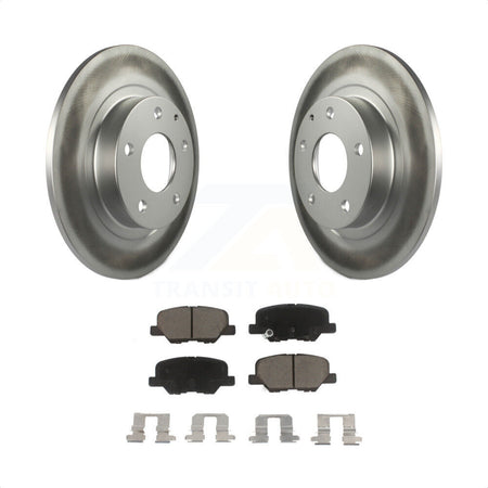 Rear Coated Disc Brake Rotors And Ceramic Pads Kit For 2014-2015 Mazda 6 KGC-101846 by Transit Auto