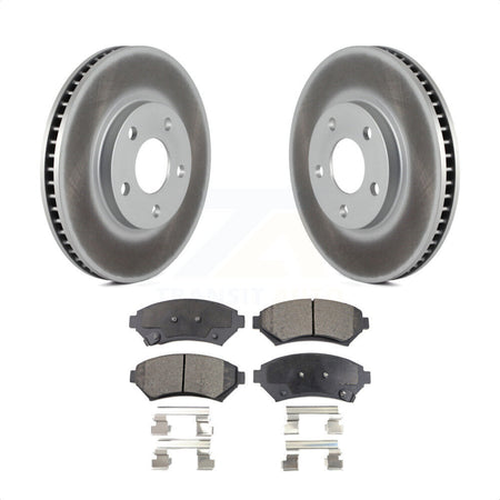 Front Coat Brake Rotor Semi-Metallic Pad Kit For Chevrolet Buick Impala LeSabre Cadillac DeVille Monte Carlo Park Avenue Pontiac Bonneville Oldsmobile Eldorado Aurora Riviera KGF-100006 by Transit Auto