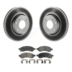 Front Coated Disc Brake Rotors And Semi-Metallic Pads Kit For Chevrolet Trailblazer GMC Envoy EXT XL Buick Rainier Saab 9-7x Isuzu Ascender SSR KGF-100017