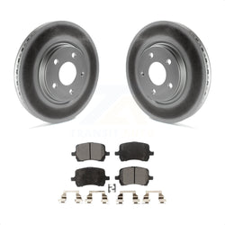 Front Coated Disc Brake Rotors And Semi-Metallic Pads Kit For Chevrolet Malibu Pontiac G6 Cobalt Saturn Aura G5 KGF-100024