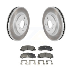 Front Coated Disc Brake Rotors And Semi-Metallic Pads Kit For Chevrolet Impala Buick Lucerne Limited Monte Carlo KGF-100044