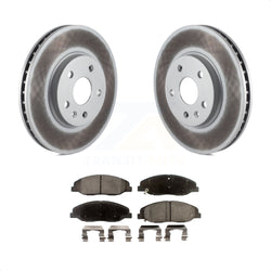 Front Coated Disc Brake Rotors And Semi-Metallic Pads Kit For Cadillac CTS KGF-100049