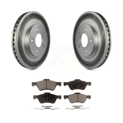 Front Coated Disc Brake Rotors And Semi-Metallic Pads Kit For Ford Escape Mercury Mariner KGF-100093