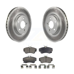 Front Coated Disc Brake Rotors And Semi-Metallic Pads Kit For Chrysler PT Cruiser KGF-100140