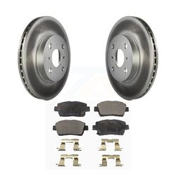 Front Coated Disc Brake Rotors And Semi-Metallic Pads Kit For Toyota Echo MR2 Spyder KGF-100233