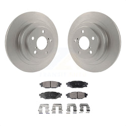 Rear Coated Disc Brake Rotors And Semi-Metallic Pads Kit For Subaru Legacy KGF-101414