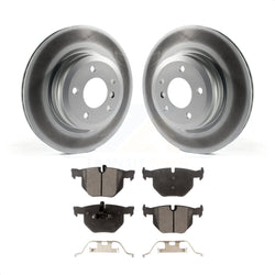 Rear Coated Disc Brake Rotors And Semi-Metallic Pads Kit For BMW 335i X1 xDrive 330i 335xi 335d 330xi 335is KGF-101446