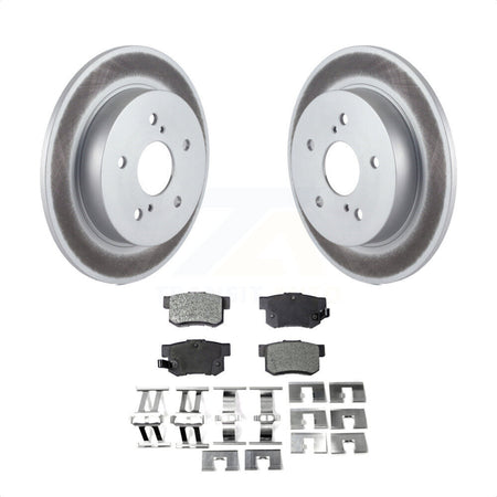 Rear Coated Disc Brake Rotors And Semi-Metallic Pads Kit For Suzuki SX4 Crossover KGF-101475 by Transit Auto