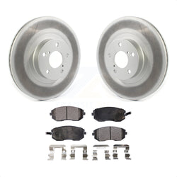 Front Coated Disc Brake Rotors And Semi-Metallic Pads Kit For Subaru Outback Legacy Forester Impreza Baja KGF-101900