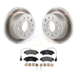 Rear Coated Disc Brake Rotors And Semi-Metallic Pads Kit For Ram ProMaster 1500 2500 3500 KGF-102054
