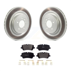 Rear Coated Disc Brake Rotors And Semi-Metallic Pads Kit For Land Rover Range Sport KGF-102069