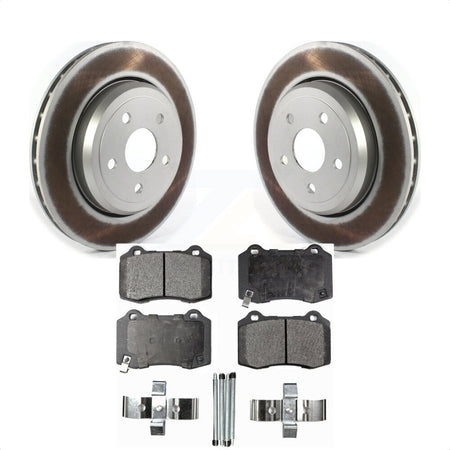 Rear Coated Disc Brake Rotors And Semi-Metallic Pads Kit For Jeep Grand Cherokee Dodge Durango KGF-102193 by Transit Auto